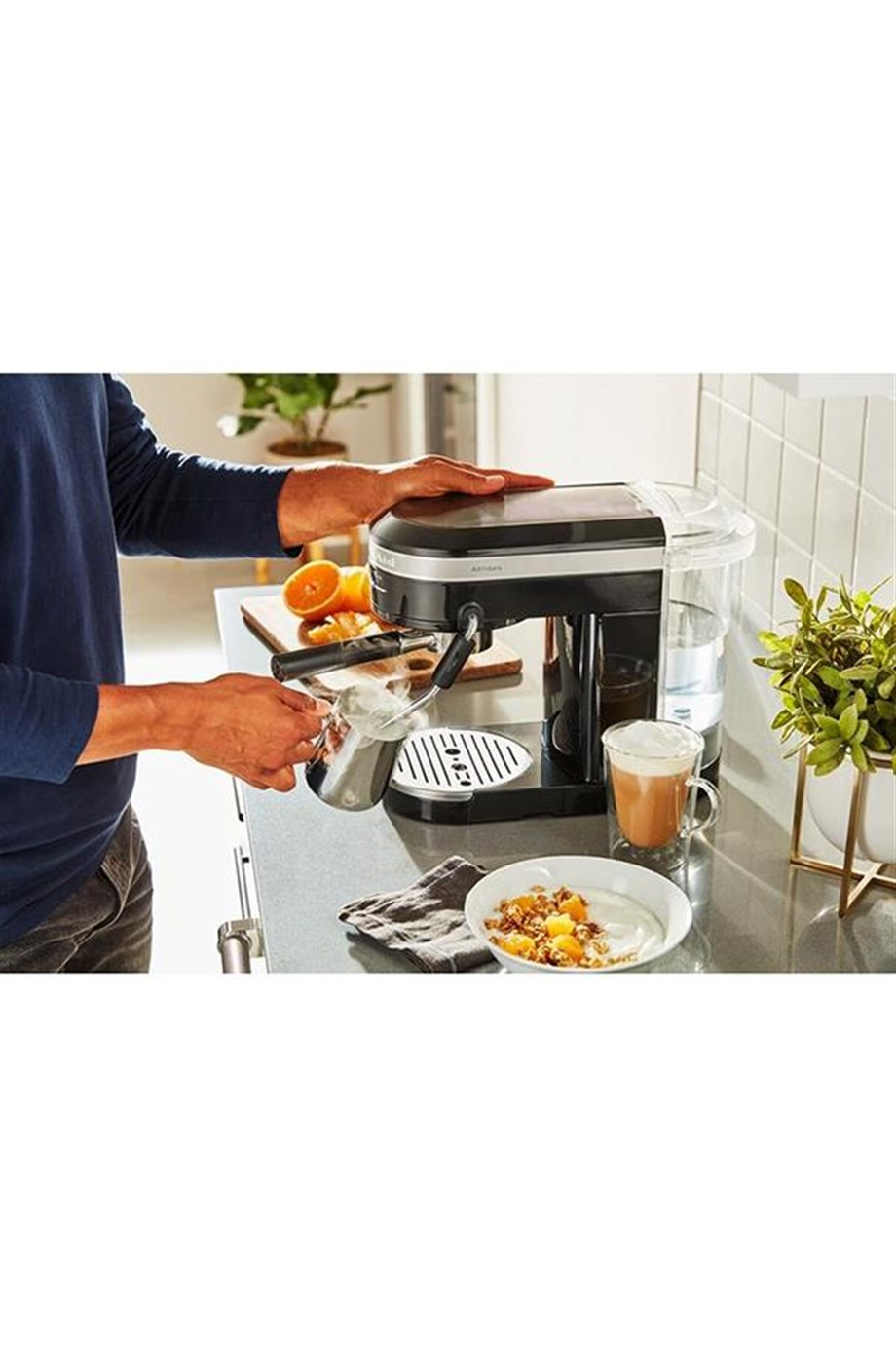 Kitchenaid 5Kes6503Eob Proline Espresso Mak. - Onyx Black