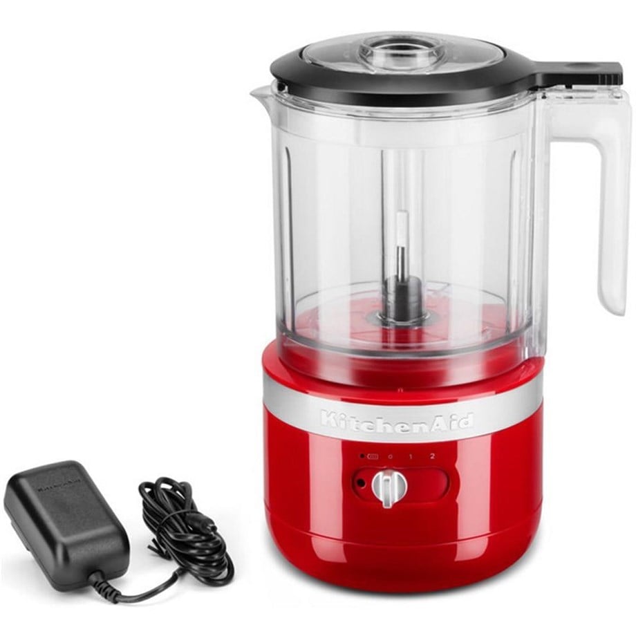 KitchenAid 5KFCB519EER Empire Red 1.19 Litre Şarjlı Kablosuz Mutfak Robotu