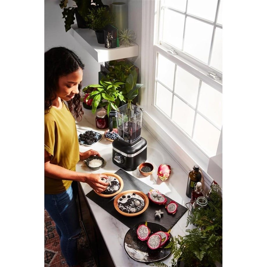 KitchenAid 5KSB4026EBK K400 Artisan 1.4 Litre Blender - Cast Iron Black