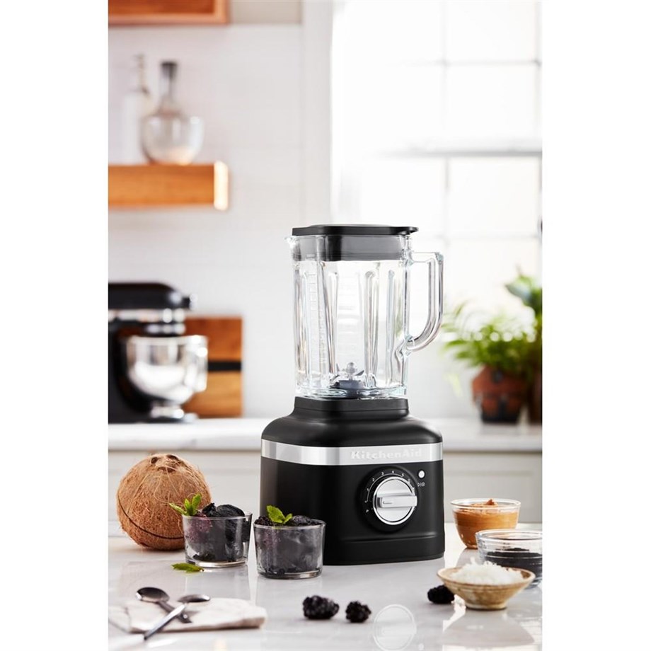 KitchenAid 5KSB4026EBK K400 Artisan 1.4 Litre Blender - Cast Iron Black