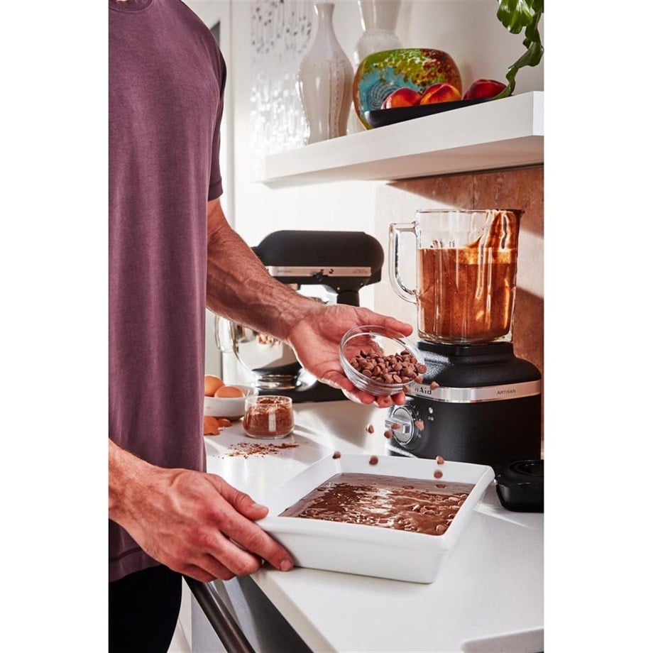 KitchenAid 5KSB4026EBK K400 Artisan 1.4 Litre Blender - Cast Iron Black