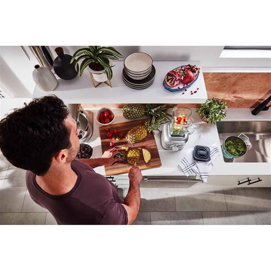 KitchenAid 5KSB4026EMS K400 Artisan 1.4 Litre Blender - Medallion Silver