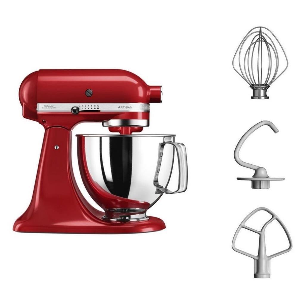KitchenAid 5KSM125EER Artisan 4.8 LT Stand Mikser - Empire Red