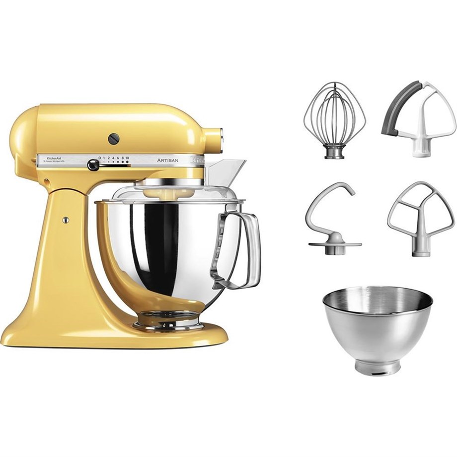 KitchenAid 5KSM175PSEMY Artisan 4.8 Litre Mutfak Şefi - Majestic Yellow