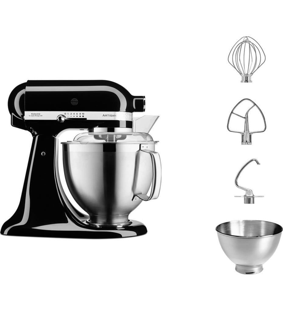 KitchenAid 5KSM185PSEOB Artisan 4.8 LT Stand Mikser - Onyx Black