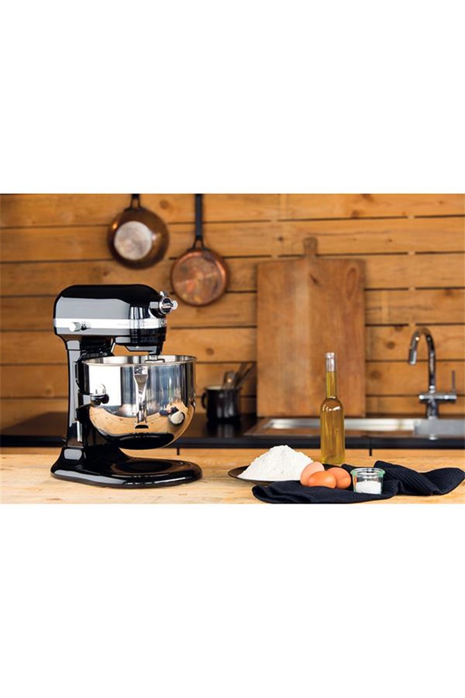 Kitchenaid 5Ksm7580Xebk Artisan 6.9 Lt Mutfak Şefi - Cast Iron Black