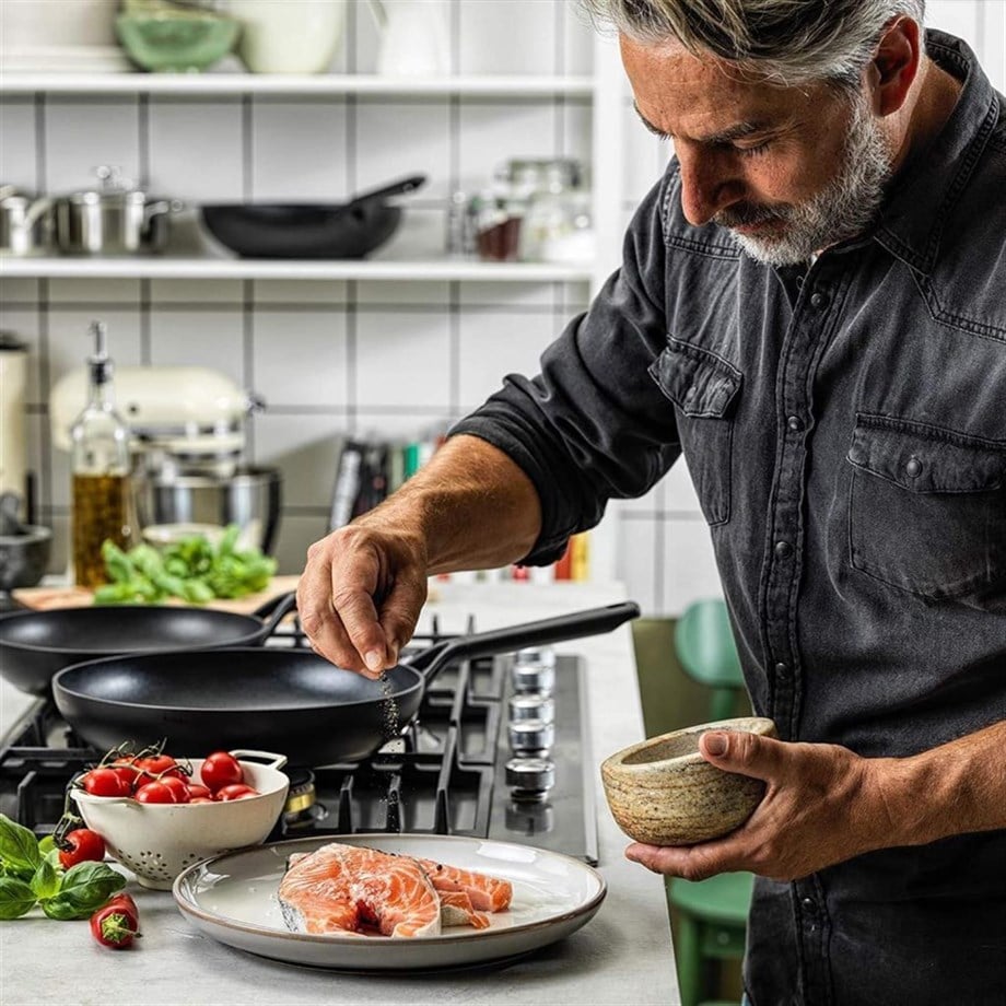 KitchenAid CC003240-001 Classic Alüminyum Kızartma Tavası - 24 Cm.