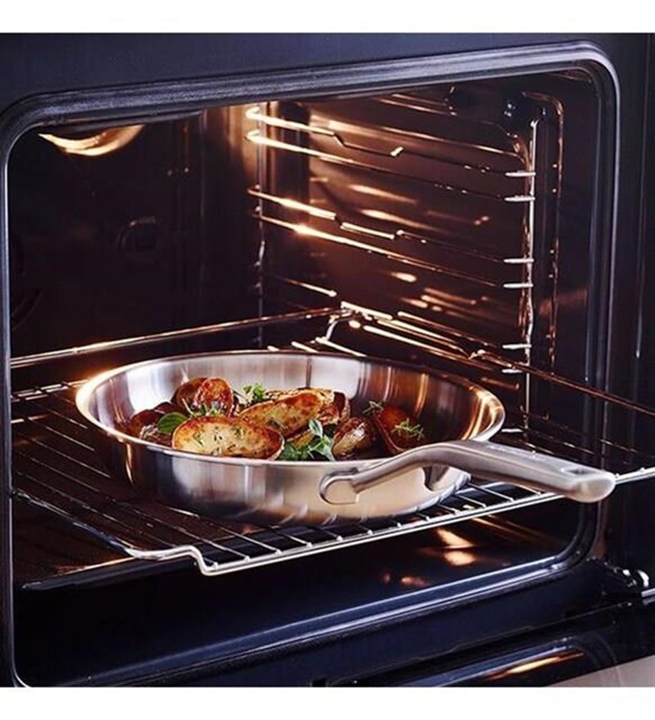 KitchenAid CC003244-001 3-Kat Paslanmaz Çelik Kızartma Tavası - 24 Cm.