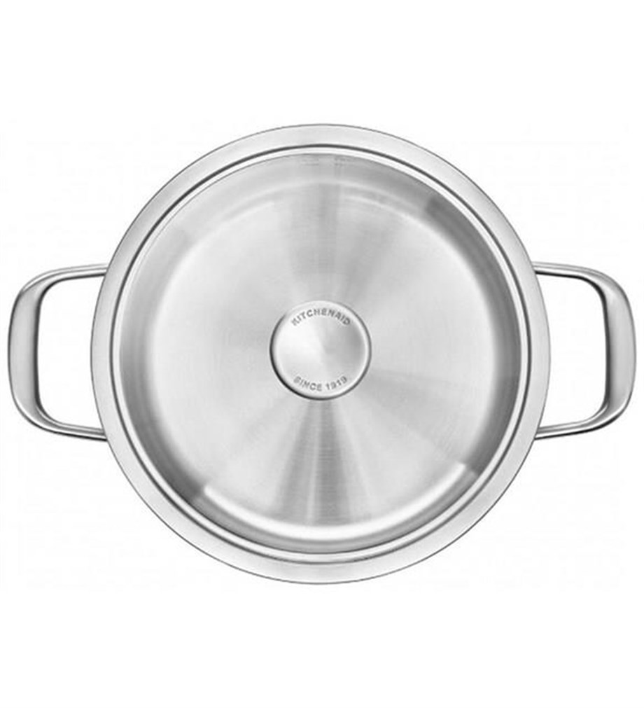 KitchenAid CC003259-001 3-Kat Paslanmaz Çelik Tencere - 20 Cm.
