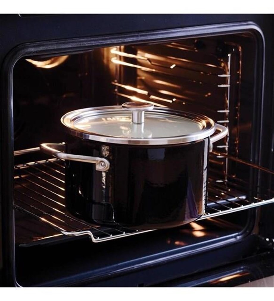 KitchenAid CC003265-001 Artisan Çelik Tencere Onyx Black - 20 Cm | 3,7 L