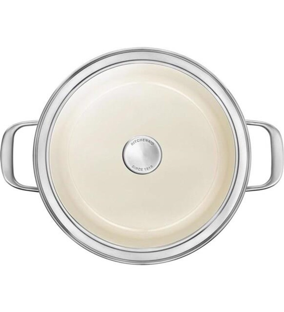 KitchenAid CC003265-001 Artisan Çelik Tencere Onyx Black - 20 Cm | 3,7 L