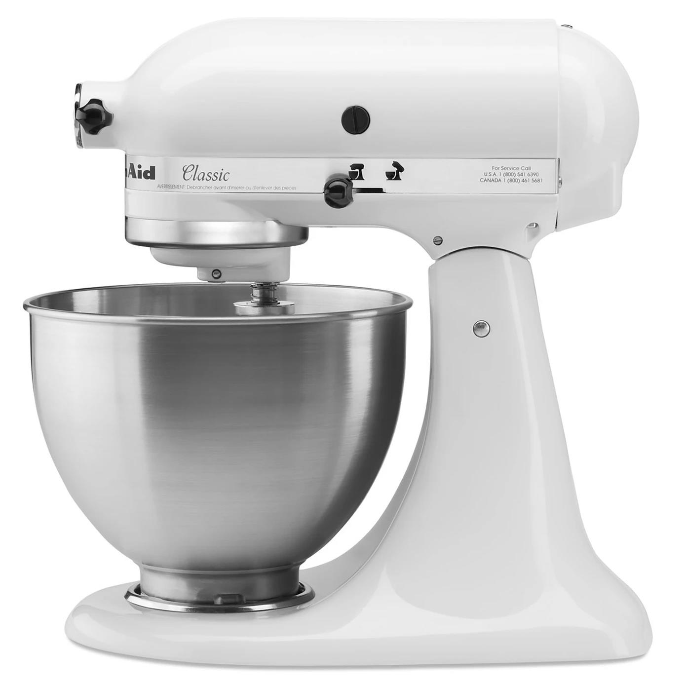 KitchenAid Classic 4,3 L Stand Mikser 5K45SS White-EWH