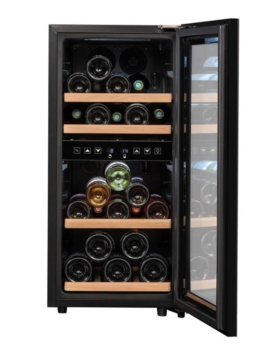 La Sommeliere SLS34DZ Çift Isılı 33 Şişe Kapasiteli Şarap Soğutucu Dolap
