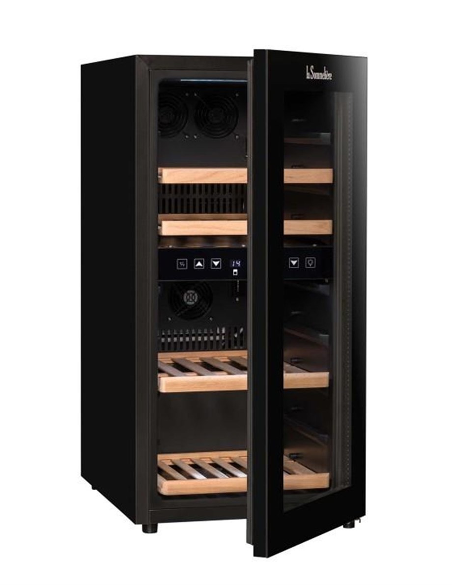 La Sommeliere SLS34DZ Çift Isılı 33 Şişe Kapasiteli Şarap Soğutucu Dolap