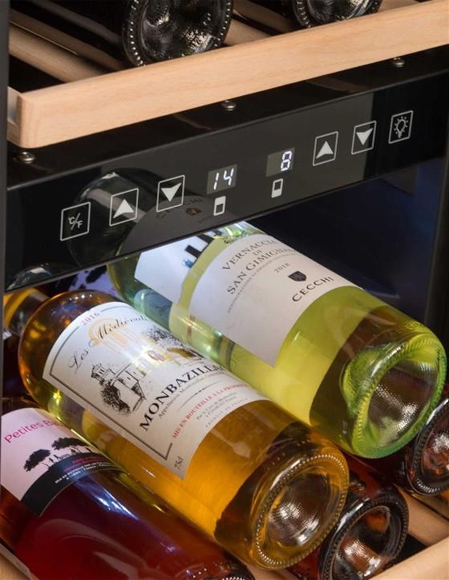 La Sommeliere SLS34DZ Çift Isılı 33 Şişe Kapasiteli Şarap Soğutucu Dolap