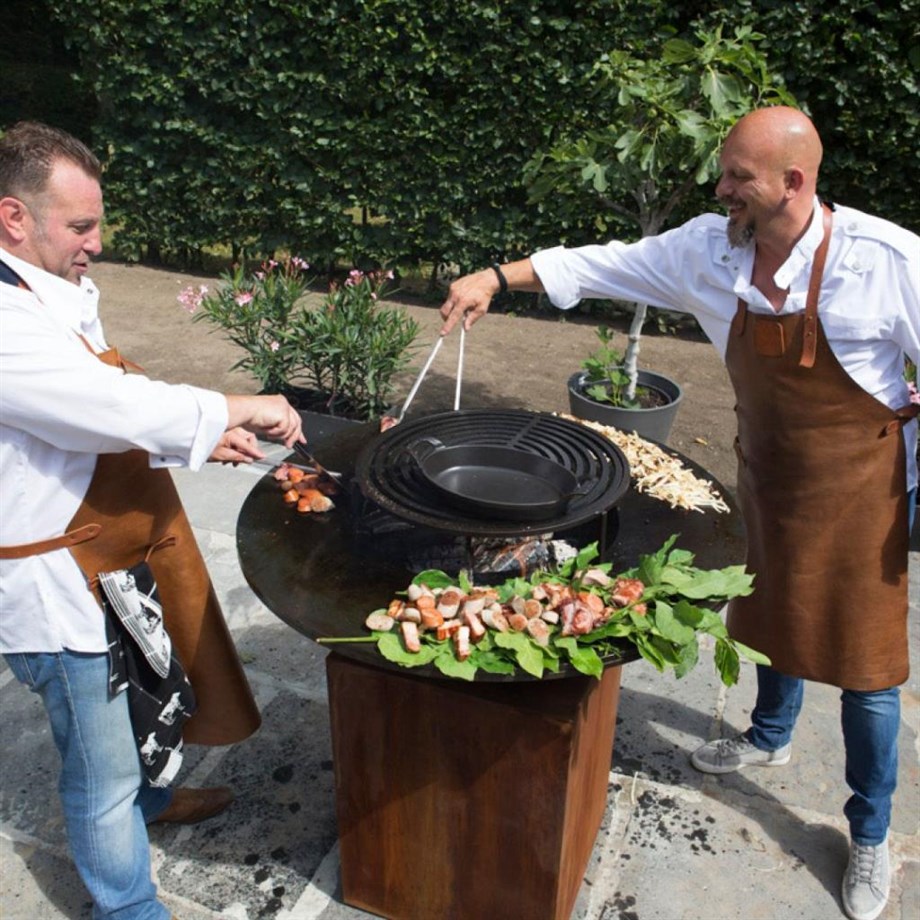 Ofyr Kahverengi Deri Önlük OA-LA