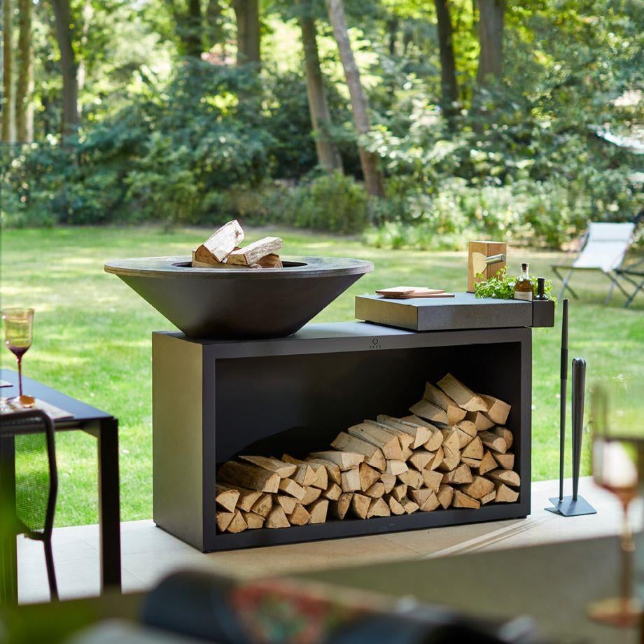 OFYR Seramik Siyah Çelik Kaplama Pişirme Ünitesi OIB-100-CD