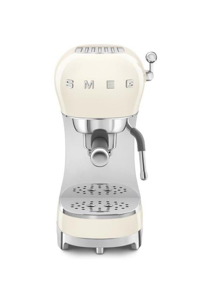 SMEG 50's Style ECF02 Manuel Espresso Kahve Makinesi Krem