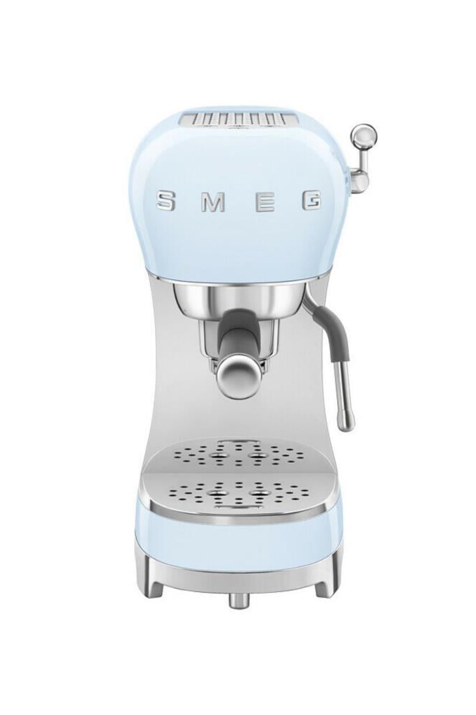 SMEG 50's Style ECF02 Manuel Espresso Kahve Makinesi Mavi