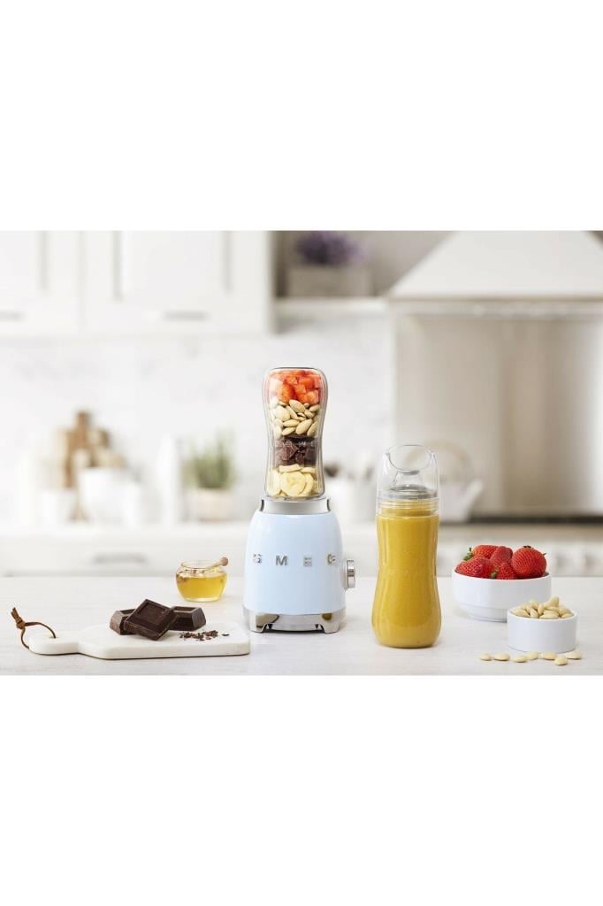 SMEG 50's Style Pastel Mavi Kişisel Smoothie Blender Tritan Renew