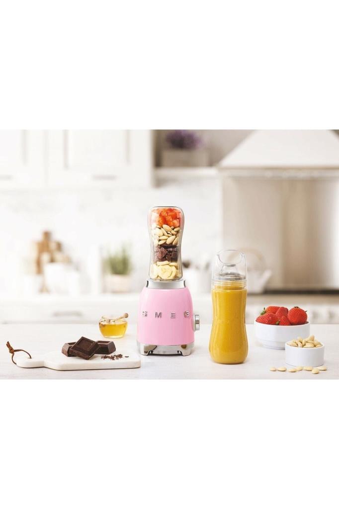 SMEG 50's Style Pembe Kişisel Smoothie Blender Tritan Renew