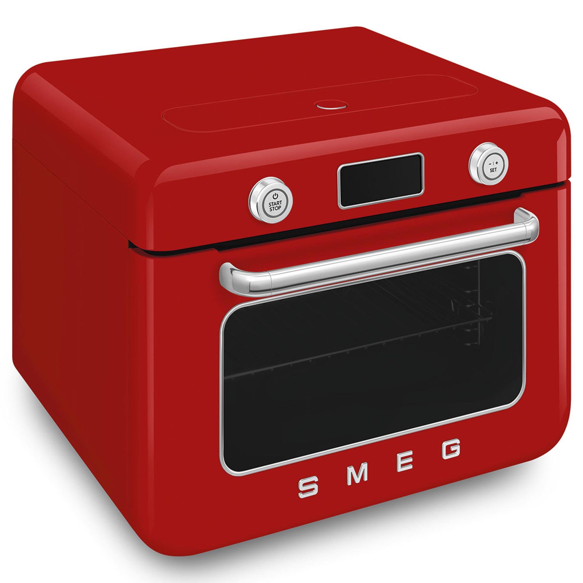 SMEG 50's Style Retro Kırmızı Buharlı Fırın COF01RDEU
