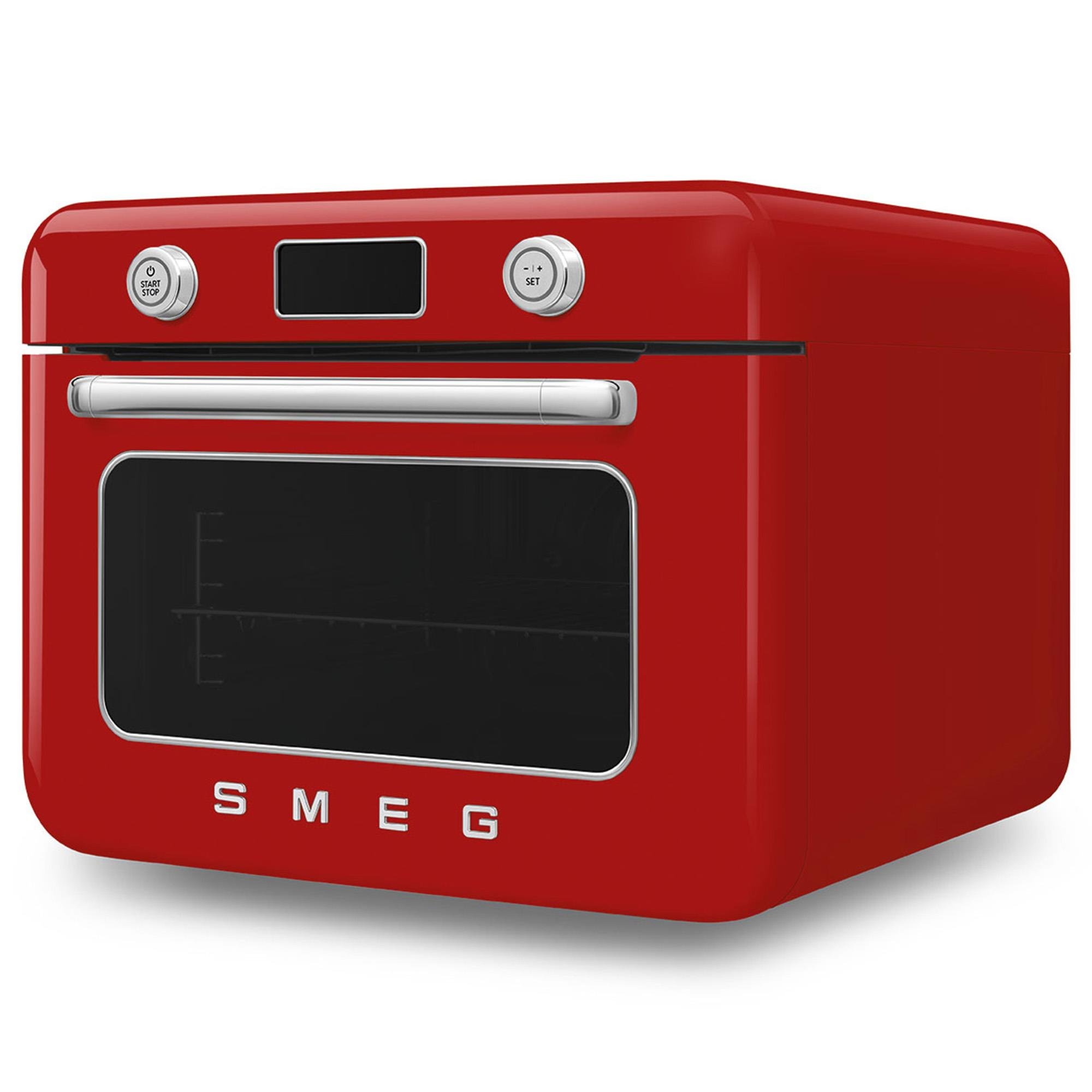SMEG 50's Style Retro Kırmızı Buharlı Fırın COF01RDEU