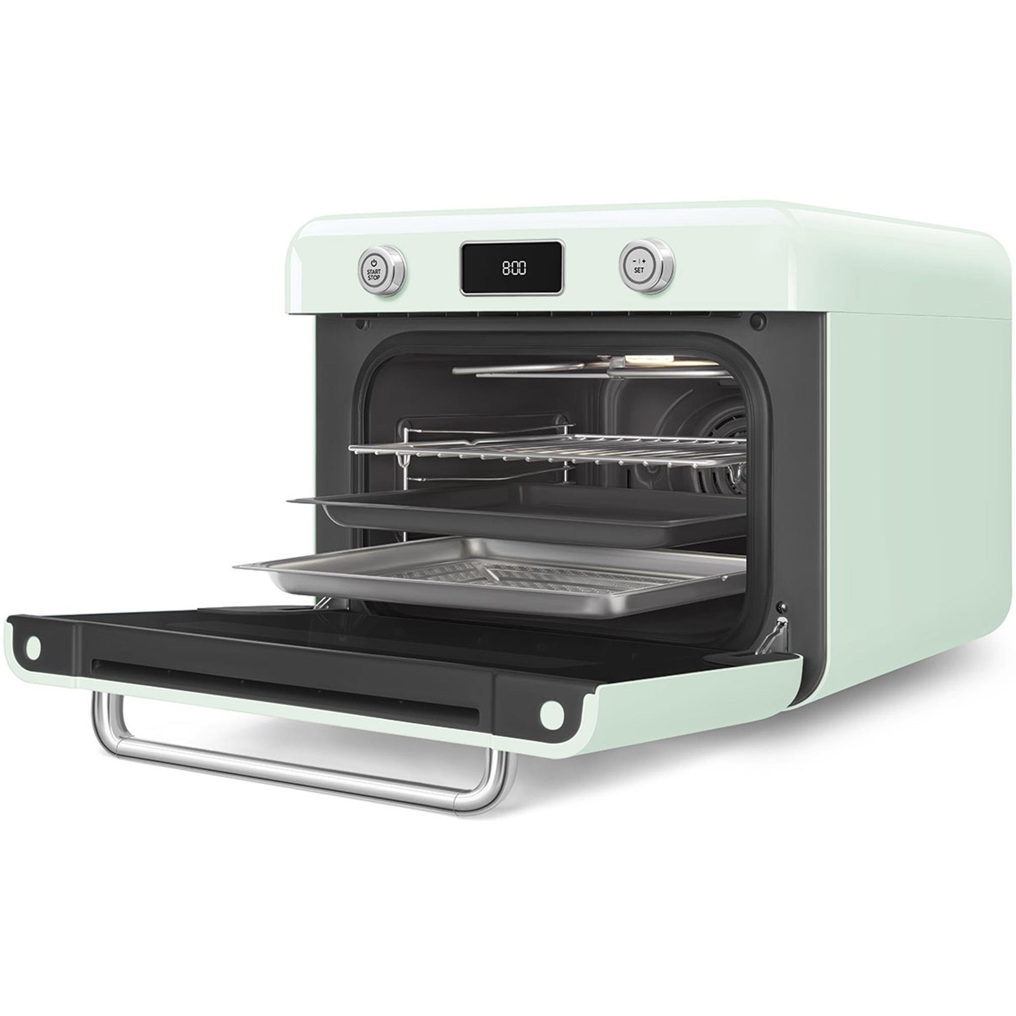 SMEG 50's Style Retro Pastel Yeşil Buharlı Fırın COF01PGEU