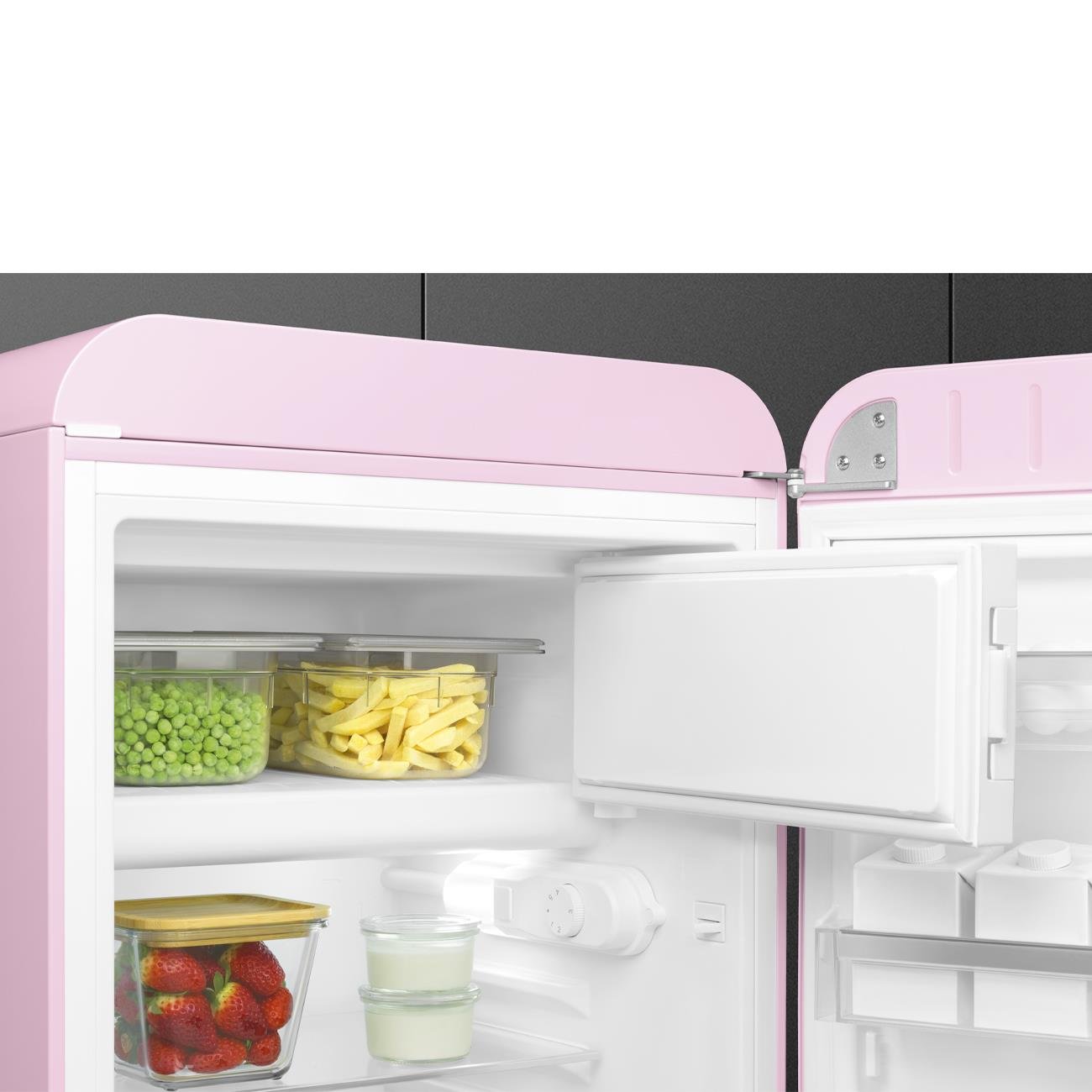 Smeg 50's Style Retro Pembe Mini Buzdolabı FAB10RPK6