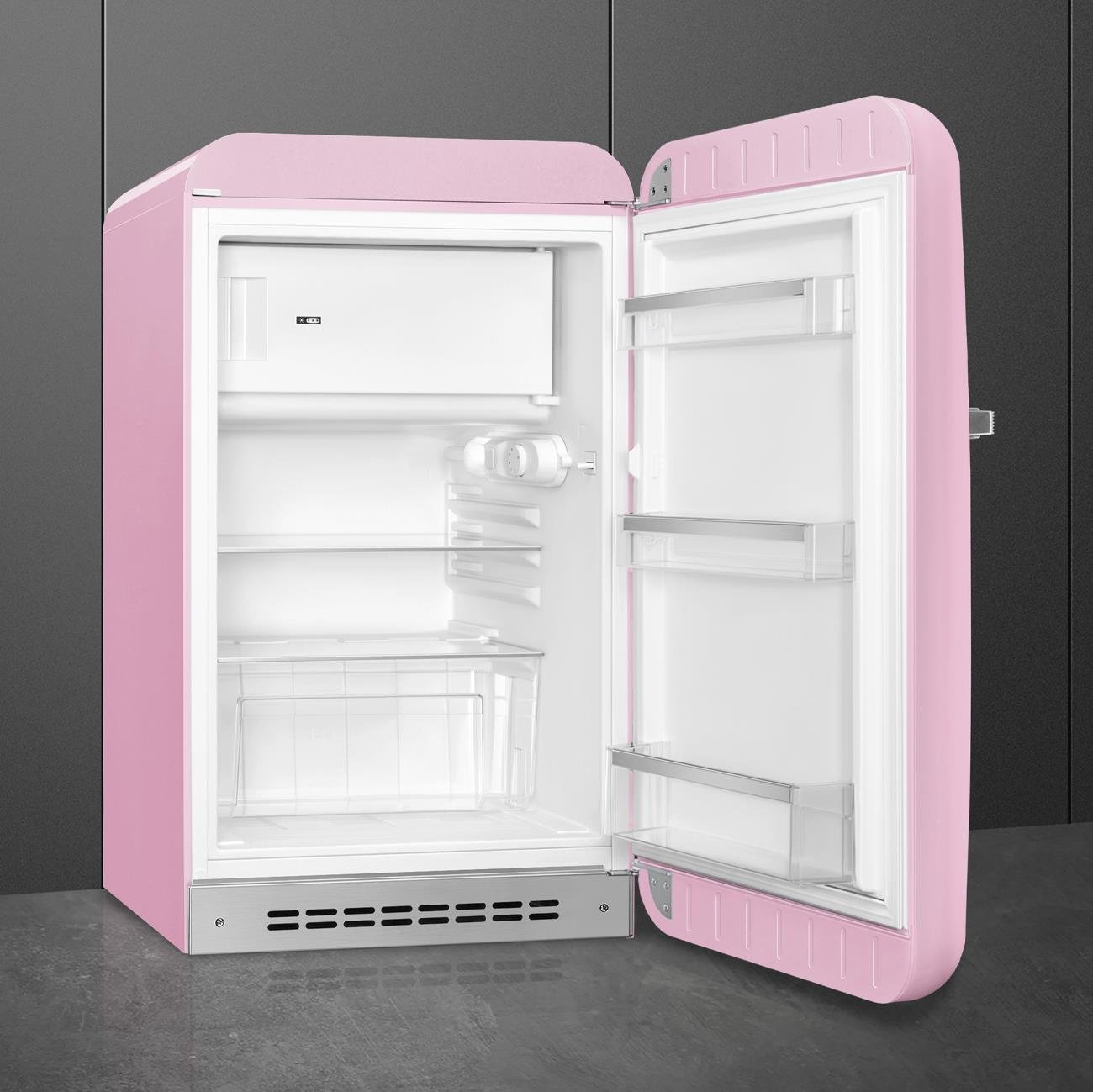 Smeg 50's Style Retro Pembe Mini Buzdolabı FAB10RPK6