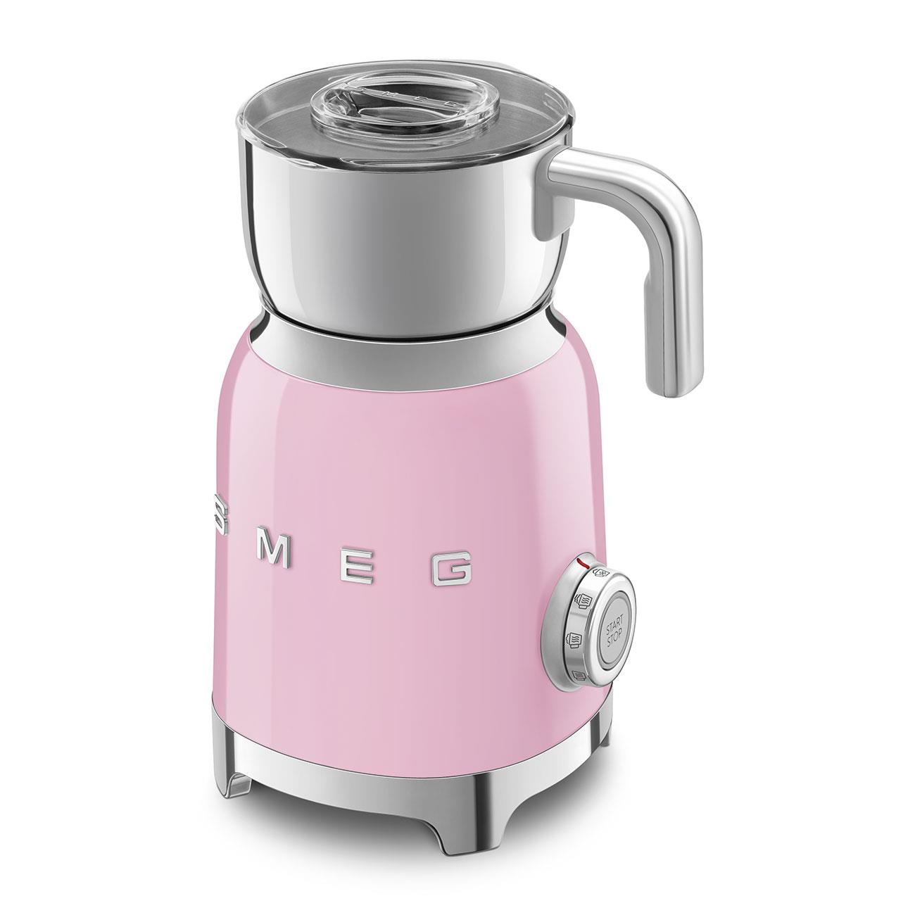 SMEG 50's Style Retro Pembe Süt Köpürtme Makinesi MFF11PKEU