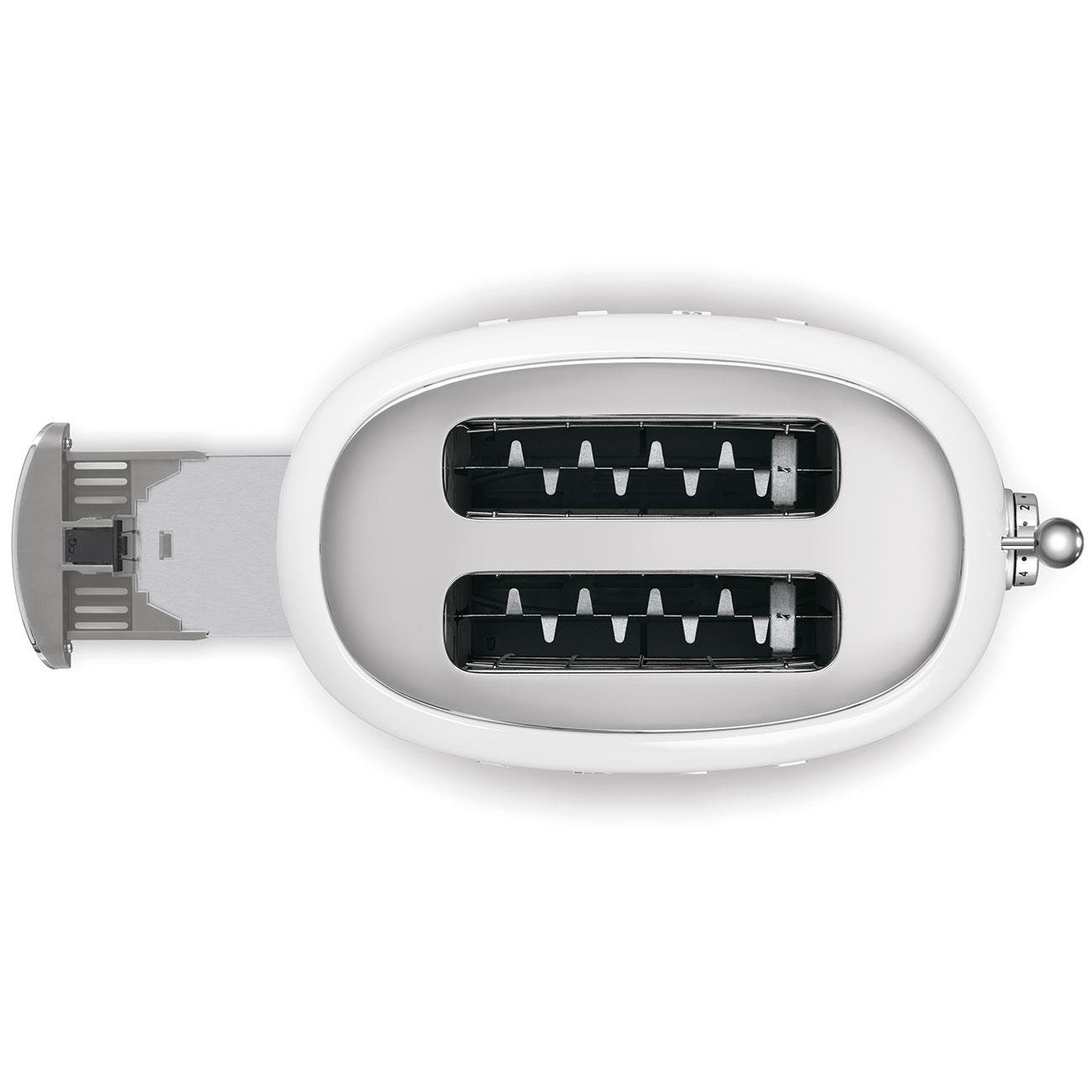 SMEG Beyaz 2X2 Ekmek Kızartma Makinesi TSF01WHEU