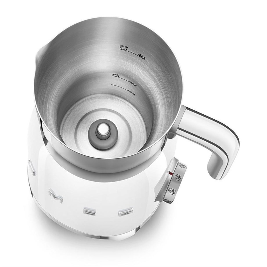 SMEG Beyaz Süt Köpürtme Makinası MFF01WHEU