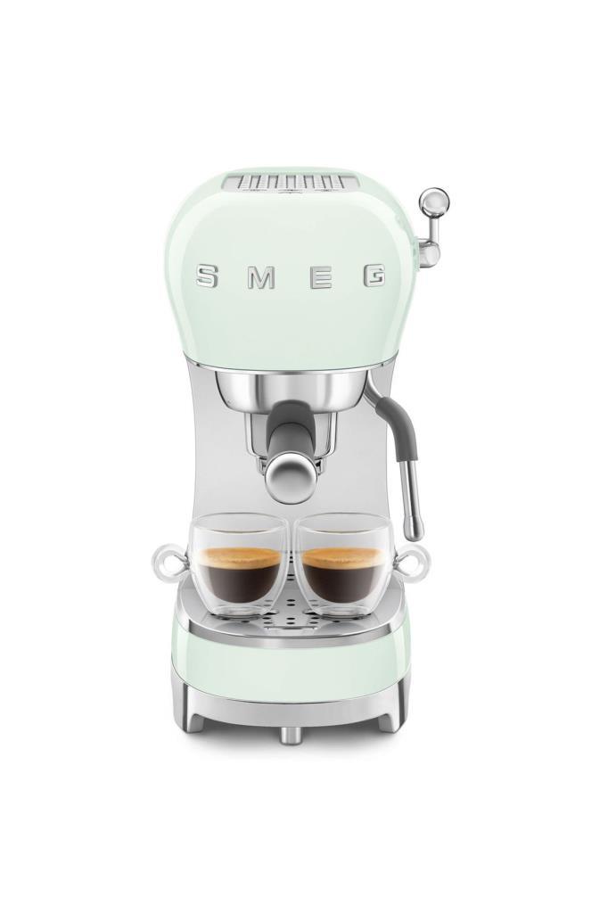 SMEG ECF02PGEU Pastel Yeşil Espresso Kahve Makinesi
