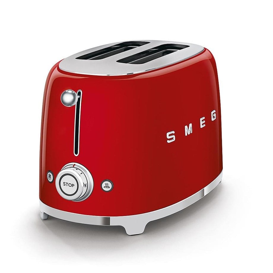 SMEG Kırmızı 2X1 Ekmek Kızartma Makinesi TSF01RDEU