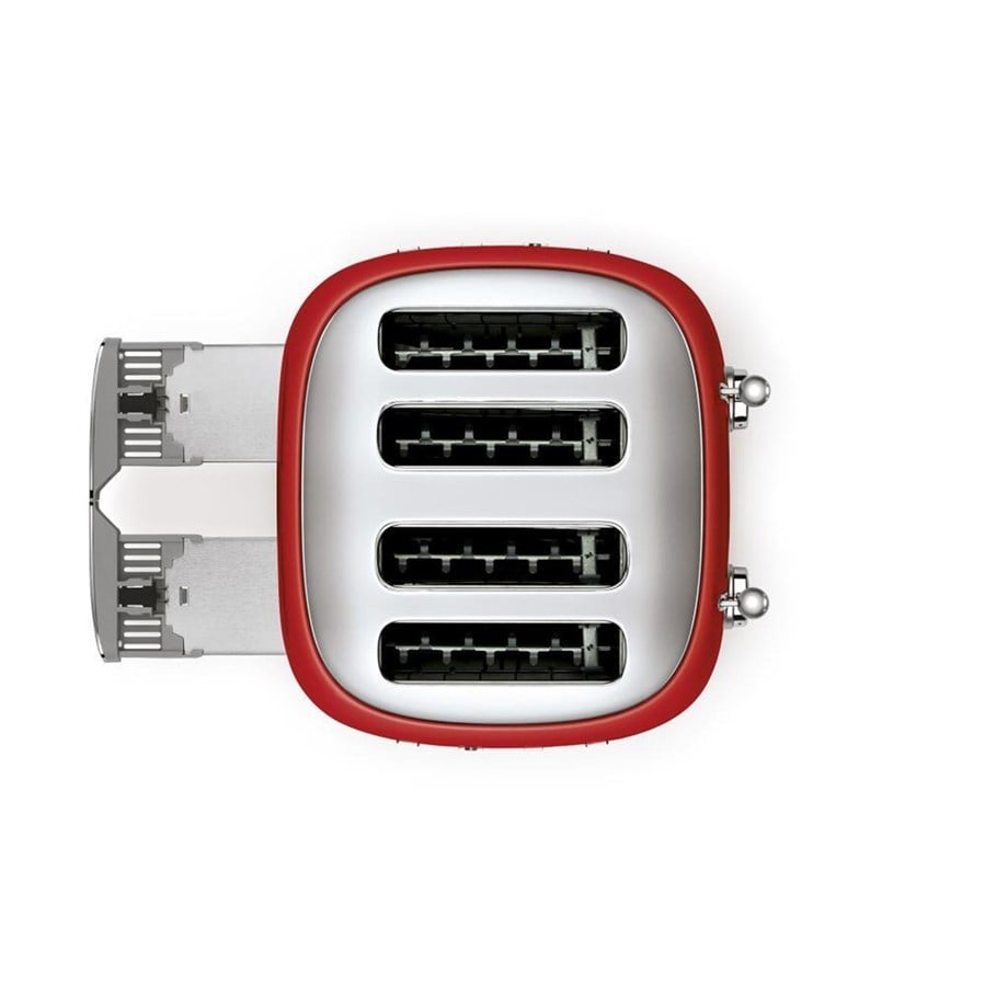 SMEG Kırmızı 4X1 Ekmek Kızartma Makinesi TSF03RDEU