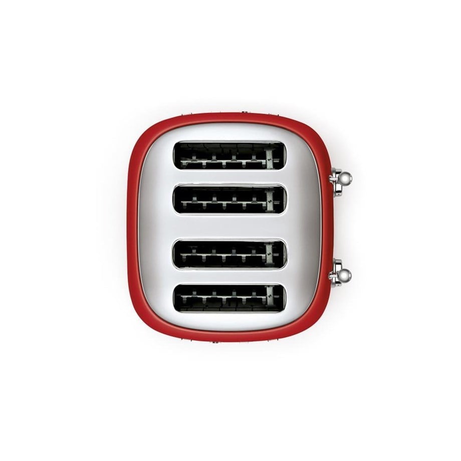 SMEG Kırmızı 4X1 Ekmek Kızartma Makinesi TSF03RDEU