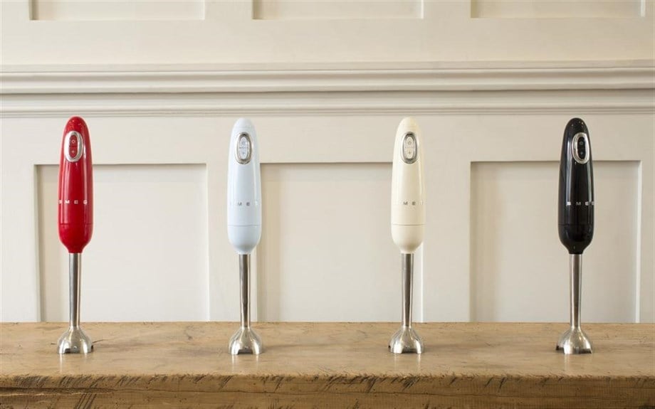 SMEG Kırmızı El Blender Set HBF02RDEU