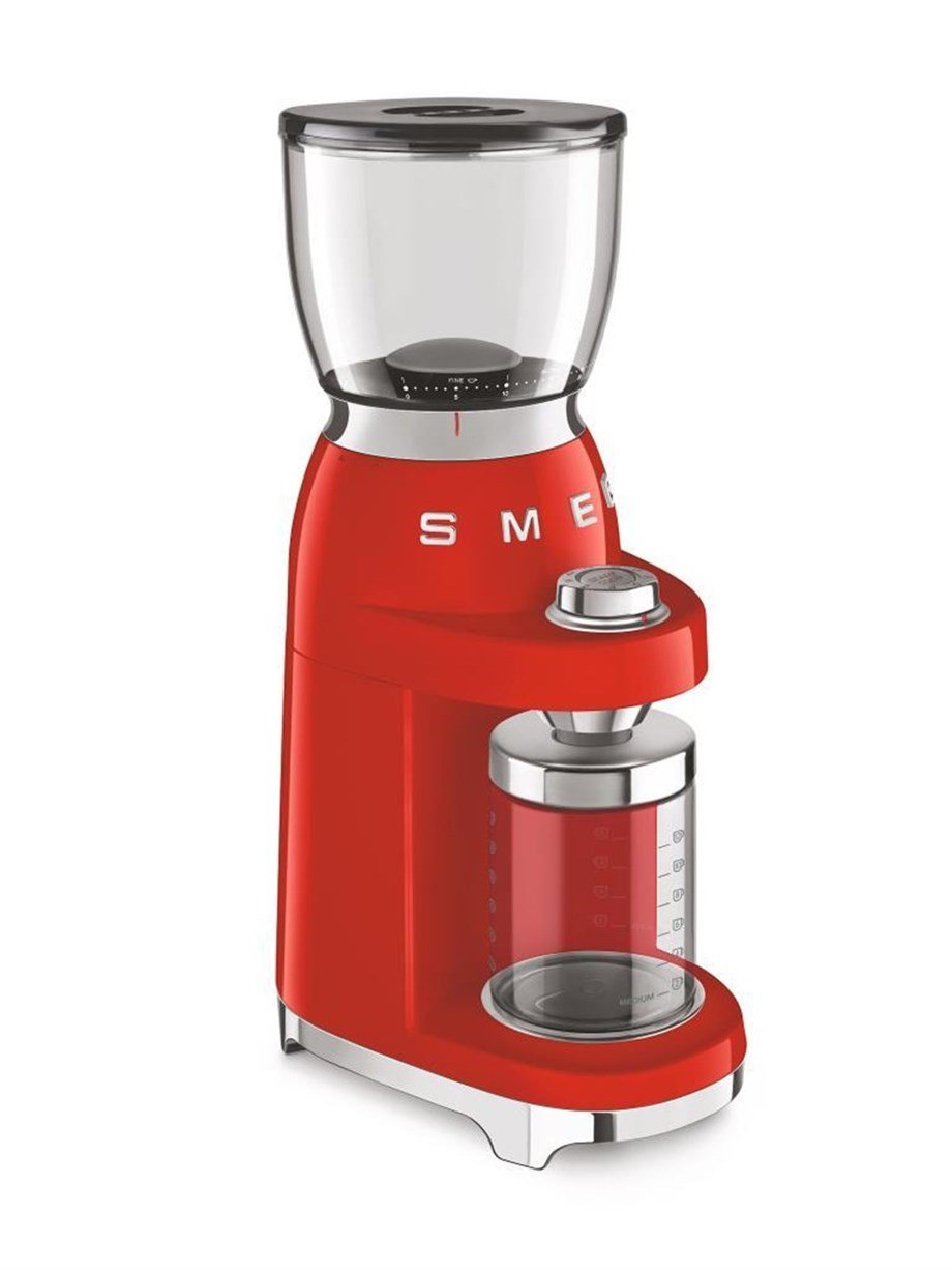 SMEG Kırmızı Kahve Öğütme Makinası CGF01RDEU
