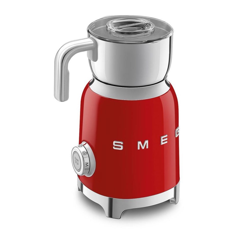 SMEG Kırmızı Süt Köpürtme Makinası MFF01RDEU