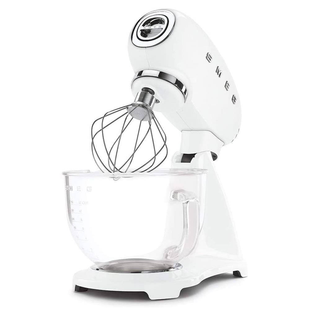 SMEG Komple Beyaz Cam Kaseli Stand Mikser SMF13WHEU
