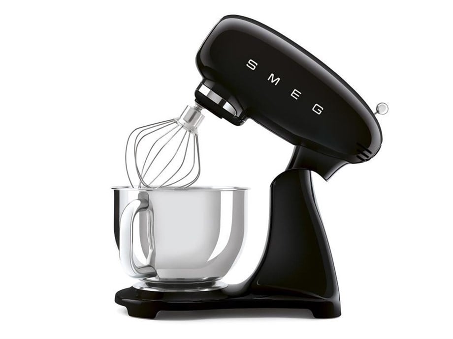 SMEG Komple Siyah Stand Mikser SMF03BLEU