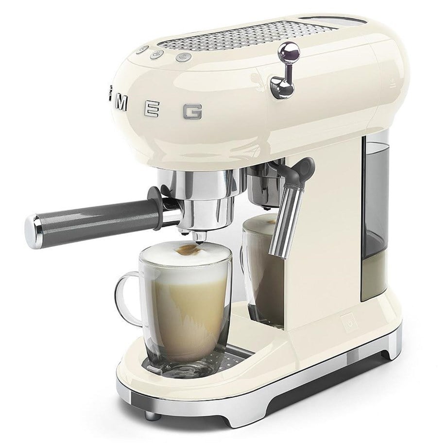 SMEG Krem Espresso Kahve Makinesi ECF01CREU