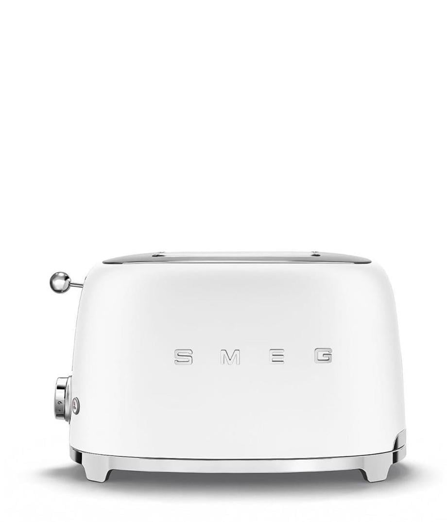 SMEG Mat Beyaz 2X1 Ekmek Kızartma Makinesi TSF01WHMEU