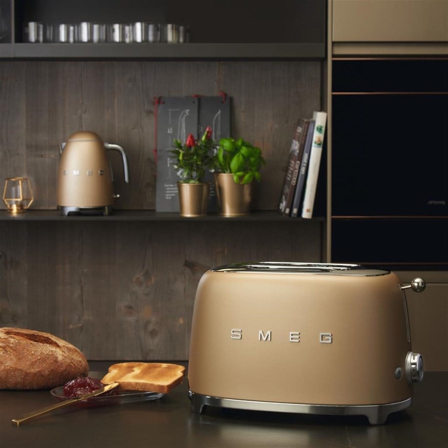 SMEG Mat Gold 2X1 Ekmek Kızartma TSF01CHMEU