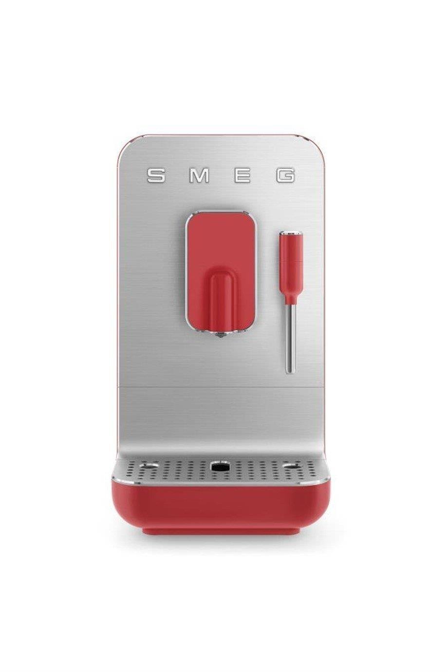 SMEG Otomatik Kahve Makinesi Kırmızı-Gümüş BCC02RDMEU