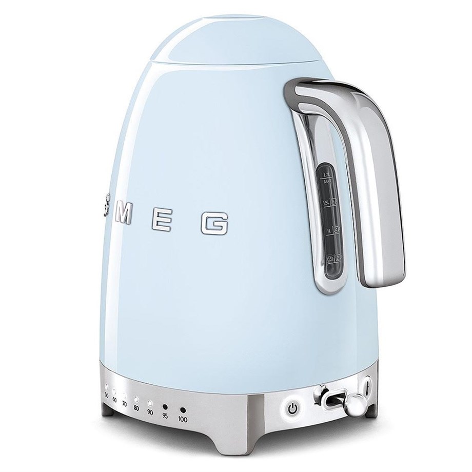 SMEG Pastel Mavi Isı Ayarlı Kettle KLF04PBEU