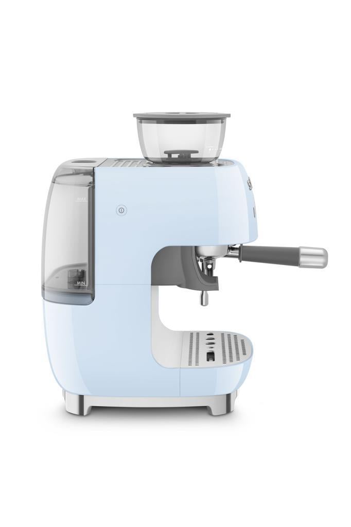 Smeg Pastel Mavi Öğütücülü Espresso Kahve Makinesi EGF03PBEU
