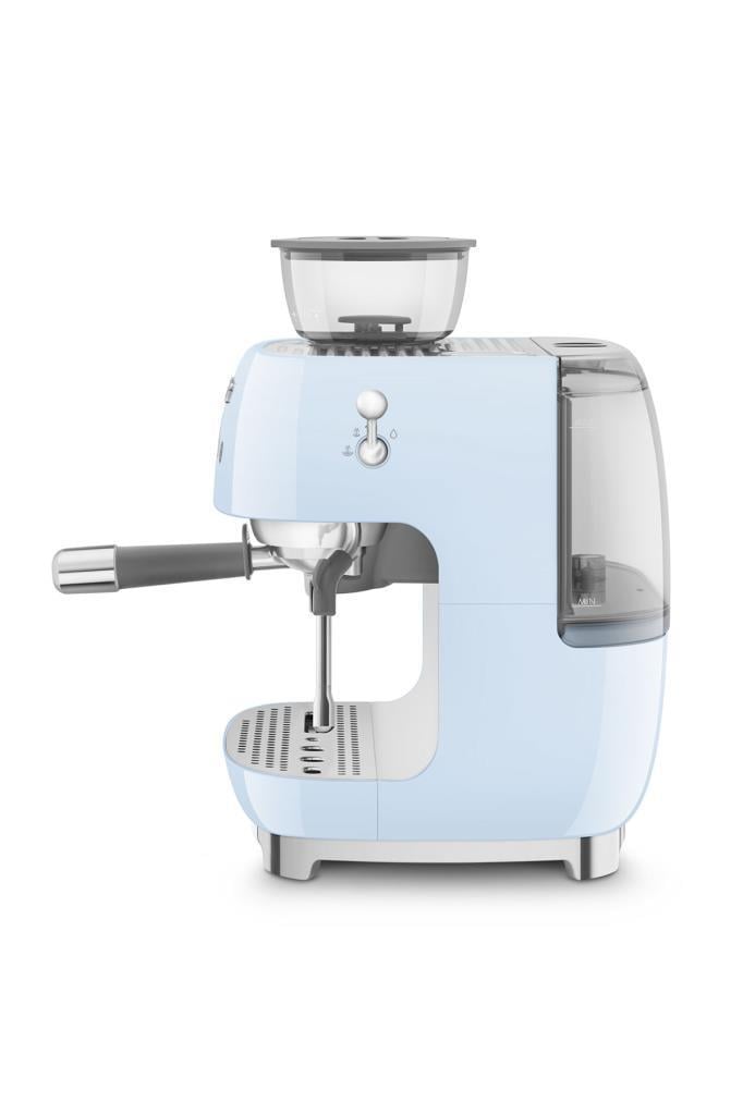 Smeg Pastel Mavi Öğütücülü Espresso Kahve Makinesi EGF03PBEU