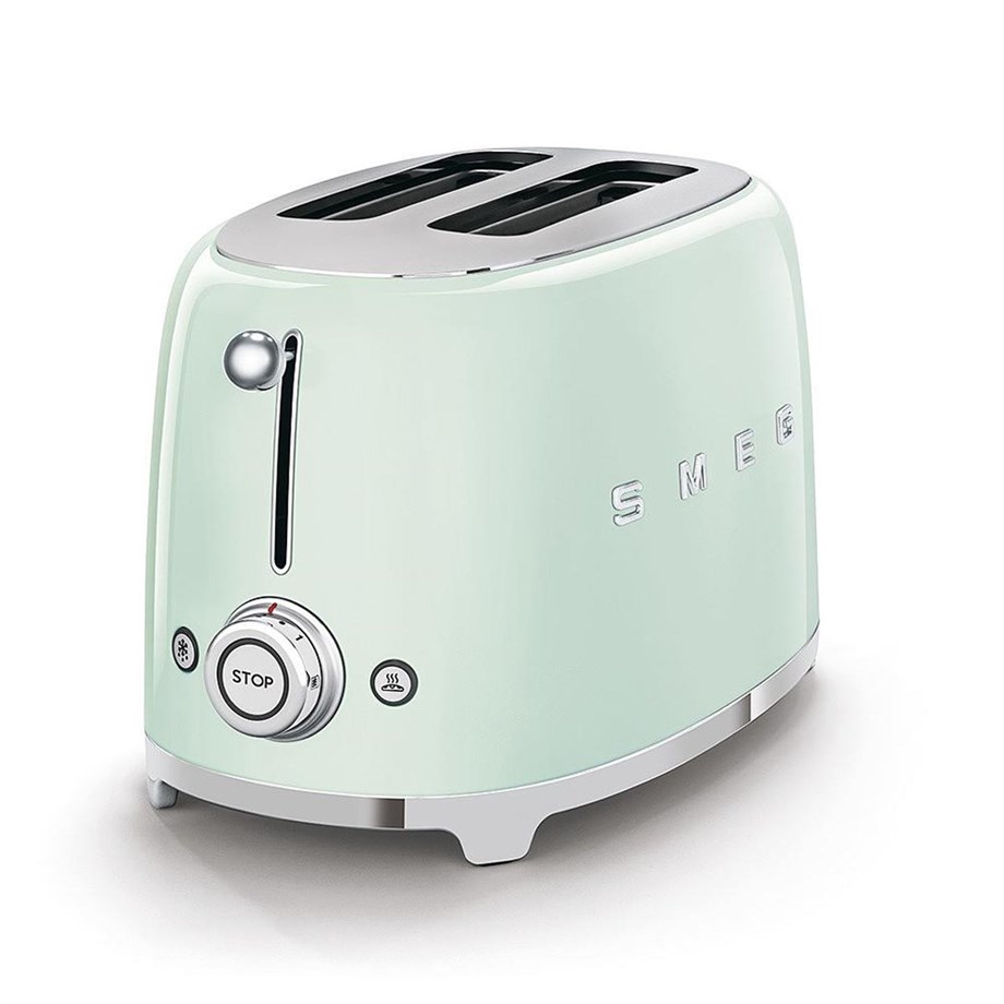 SMEG Pastel Yeşil 2X1 Ekmek Kızartma Makinesi TSF01PGEU